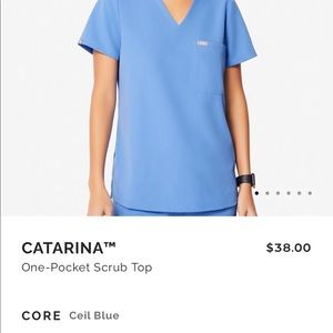 Figs scrub catarina top